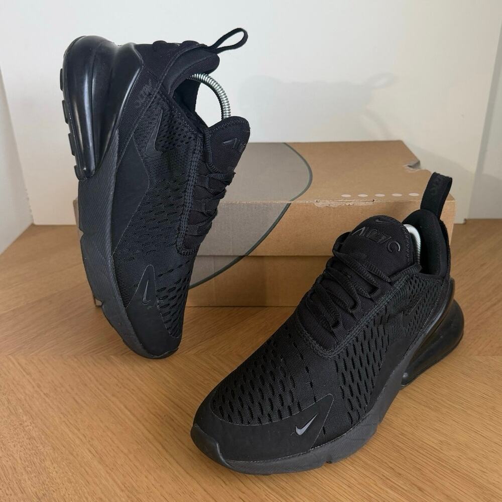 Nike Air Max 270 ‘Triple Black’ Women Sneakers- SZ 7.5